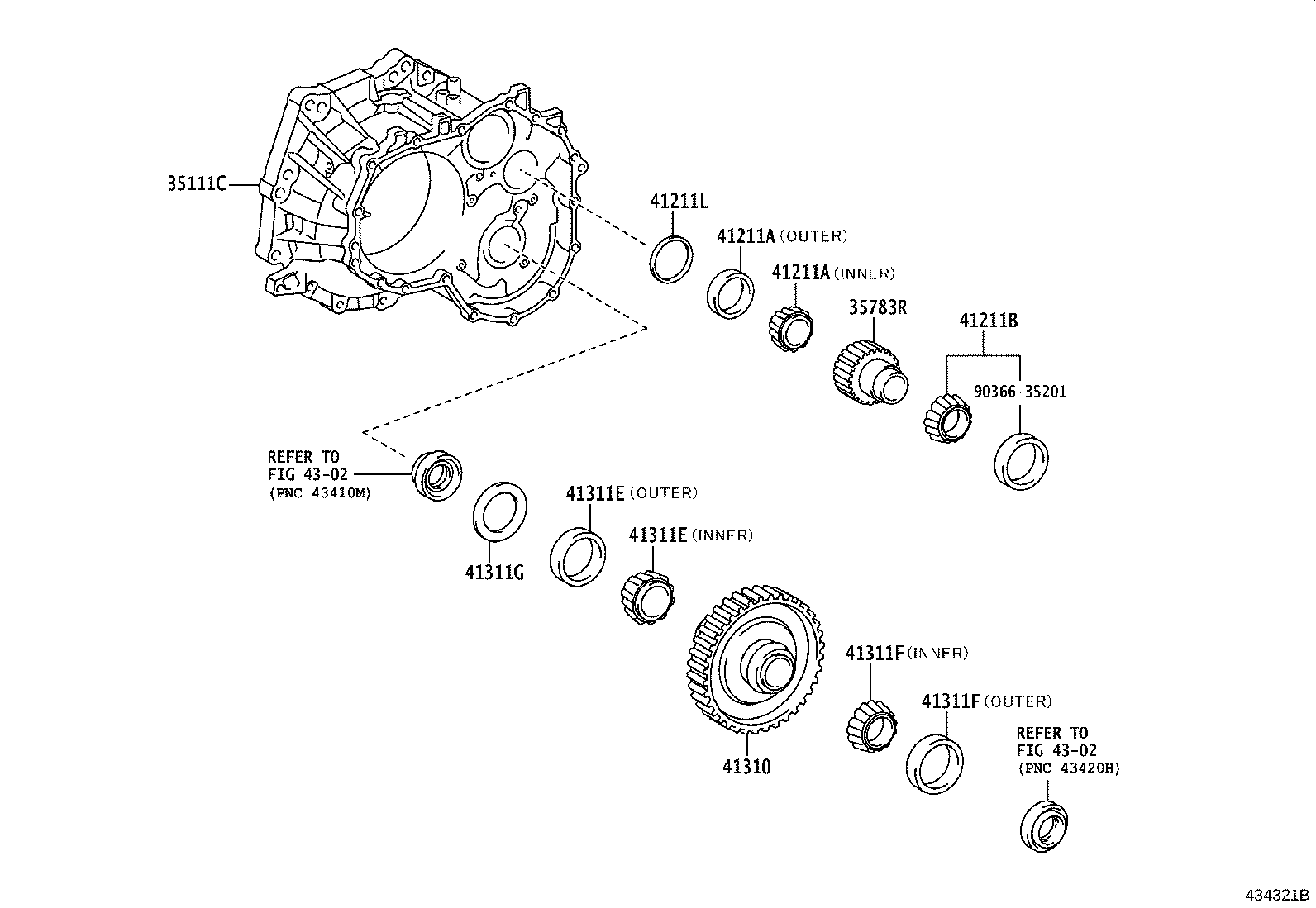 41301-K0030 CASE, FRONT DIFFERENTIAL product image