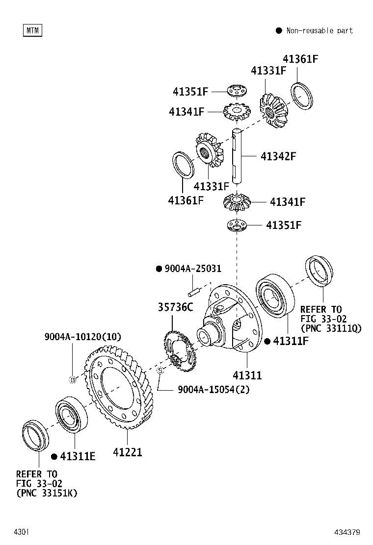 41310-B1070 CASE ASSY, DIFFERENTIAL product image