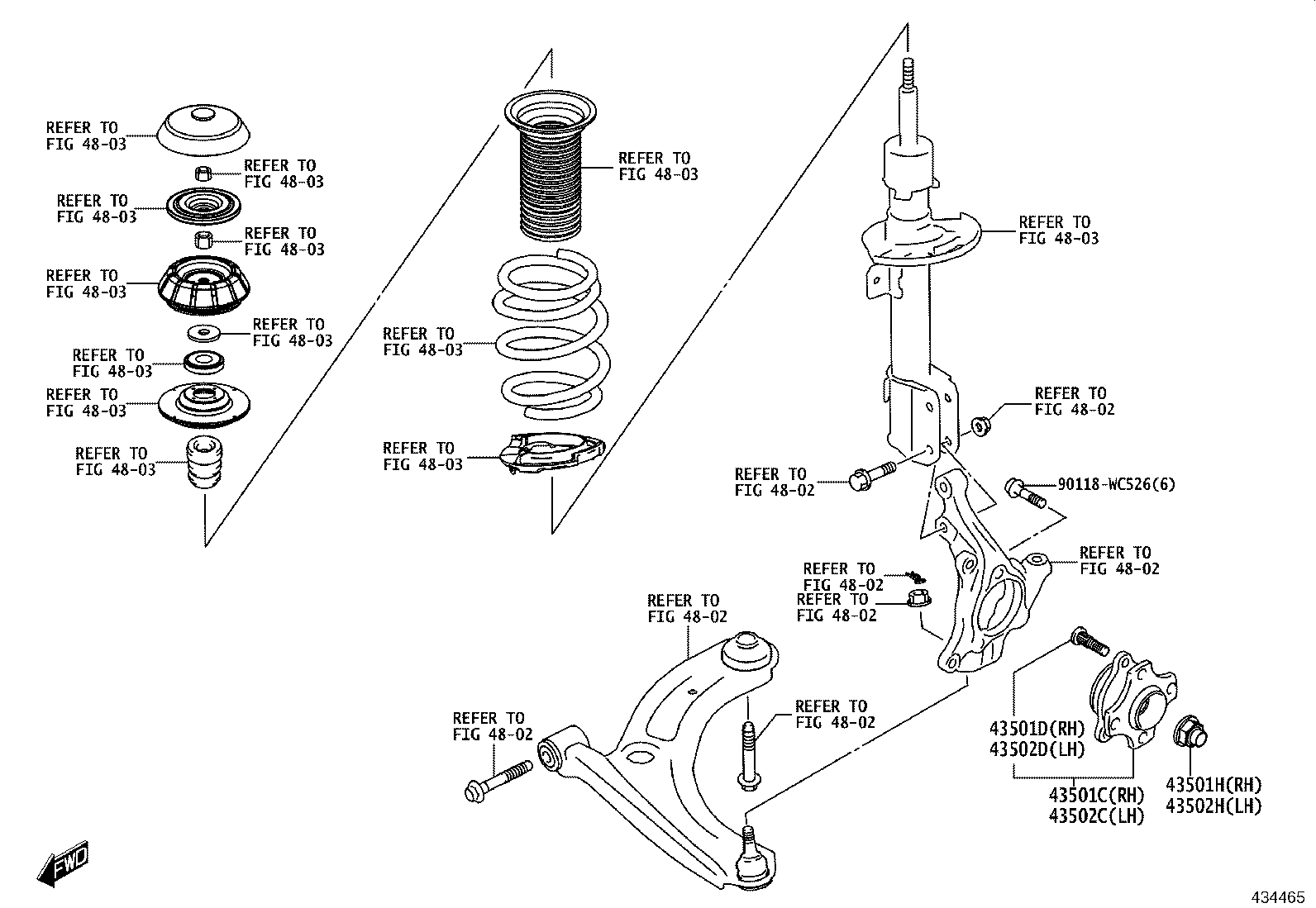 43512-WC002 DISC, FRONT product image