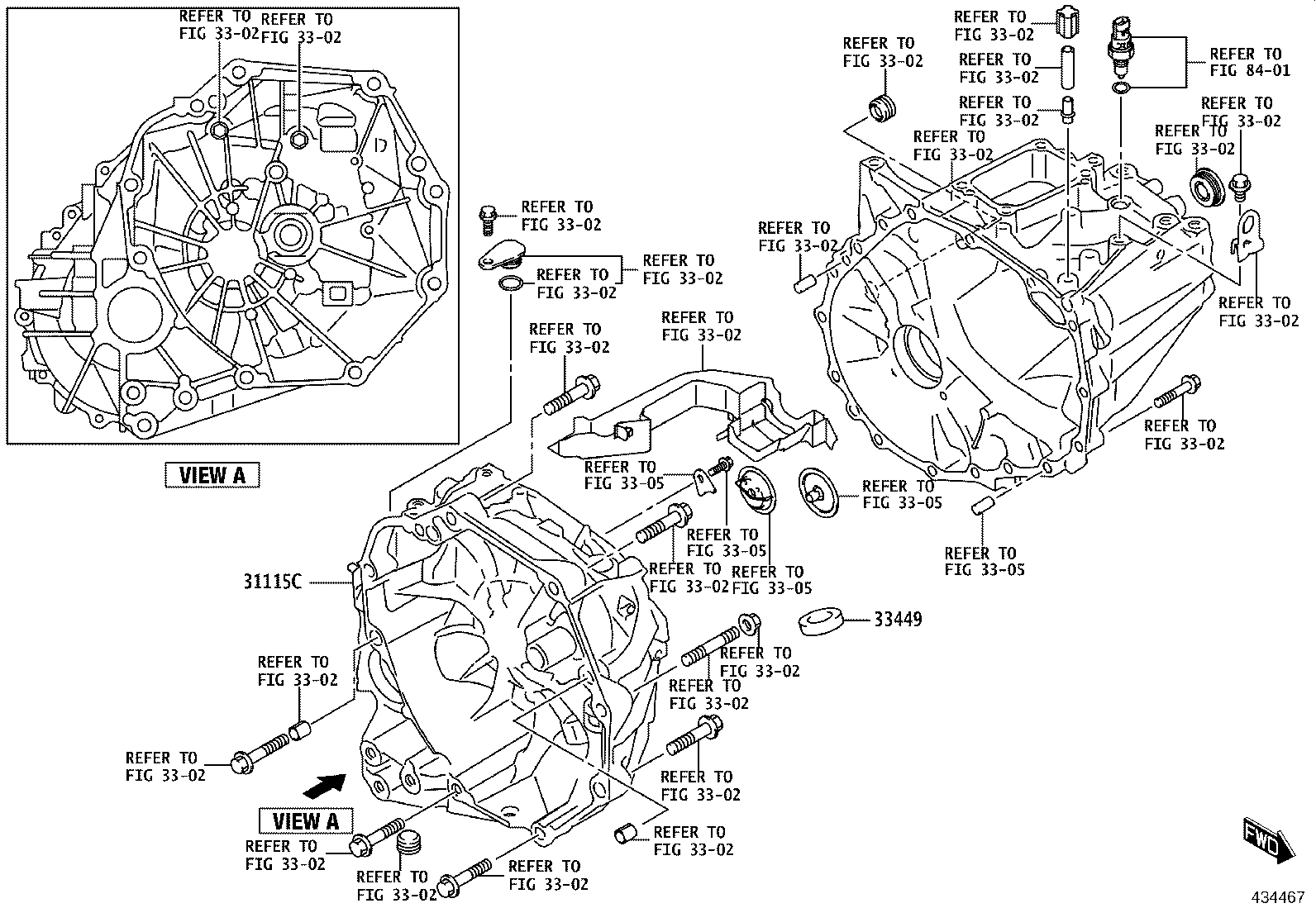 31115-WC001 HOUSING, TRANSAXLE product image