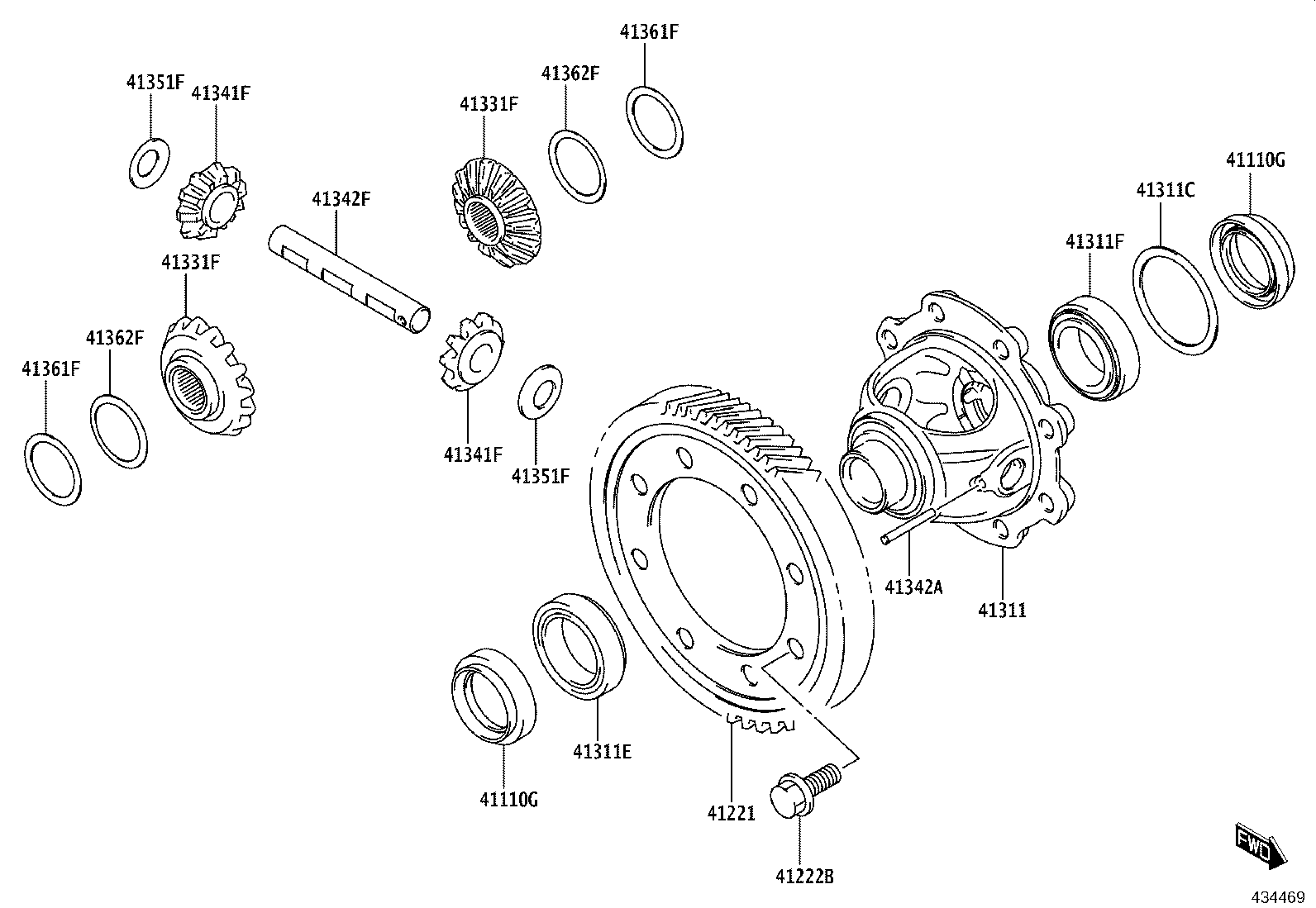 31115-WC001 HOUSING, TRANSAXLE product image
