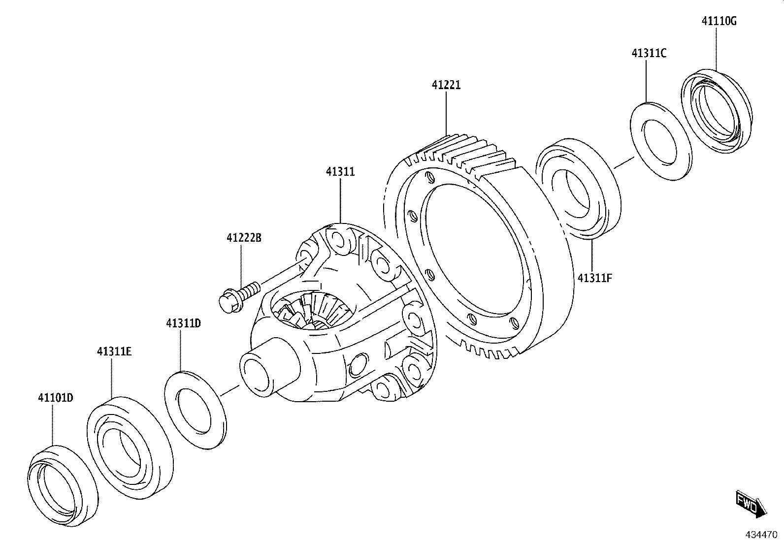 31115-WC001 HOUSING, TRANSAXLE product image