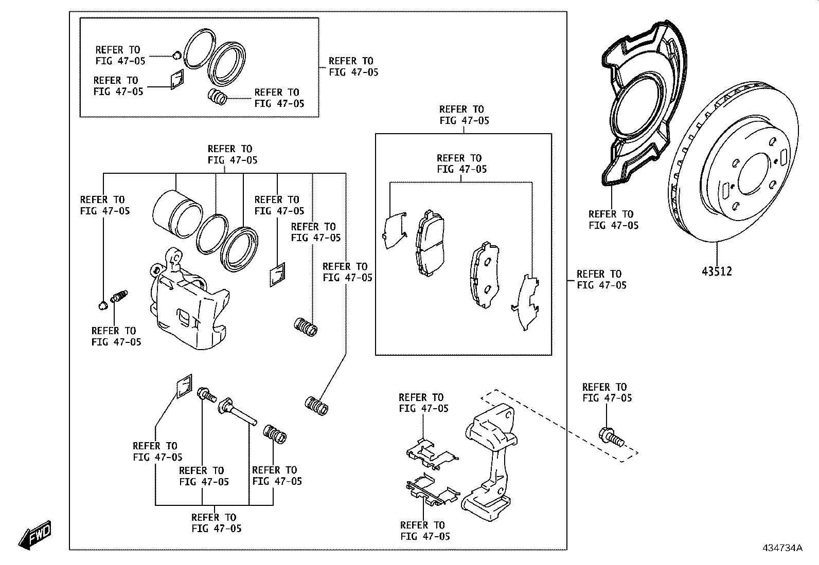 43502-WC002 HUB SUB-ASSY, FRONT AXLE, RH product image