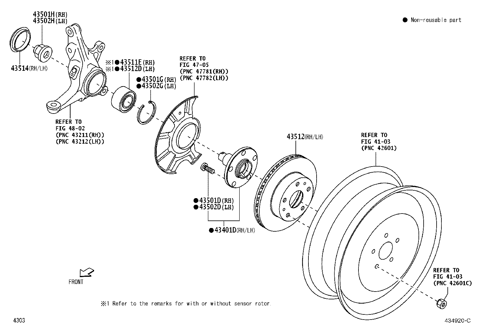 43514-BZ030 CAP, FRONT HUB GREASE product image