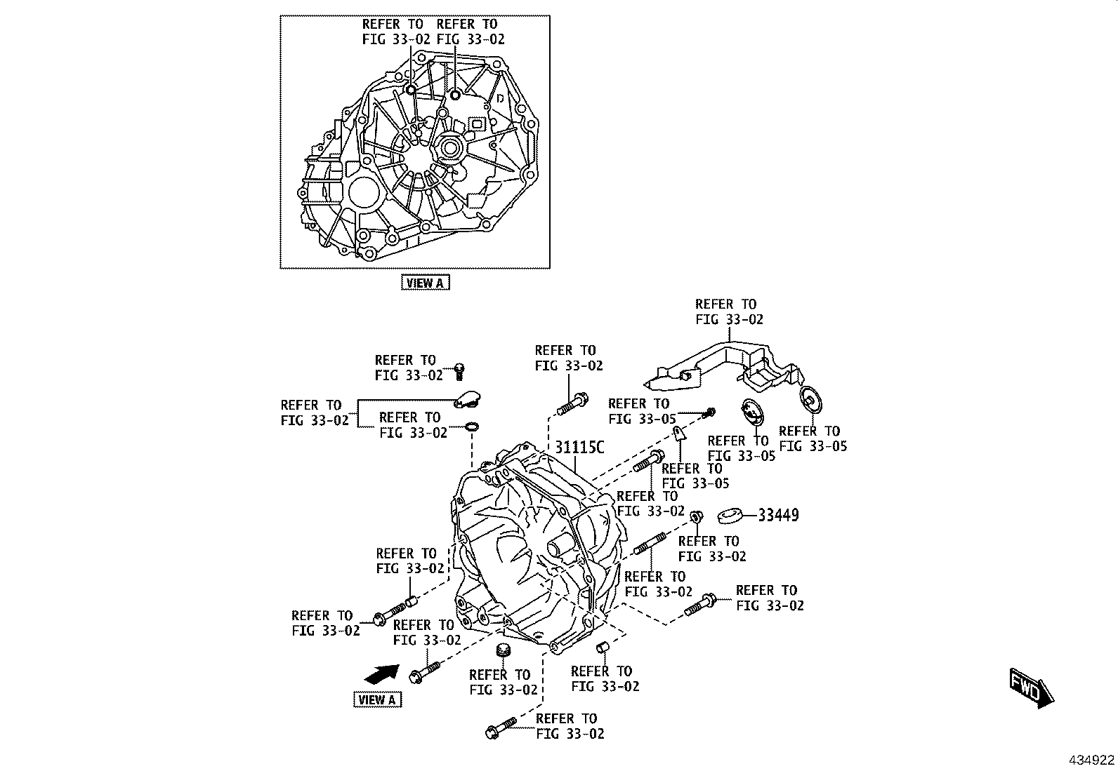 31115-WC014 CASE, FRONT TRANSAXLE(MTM) product image