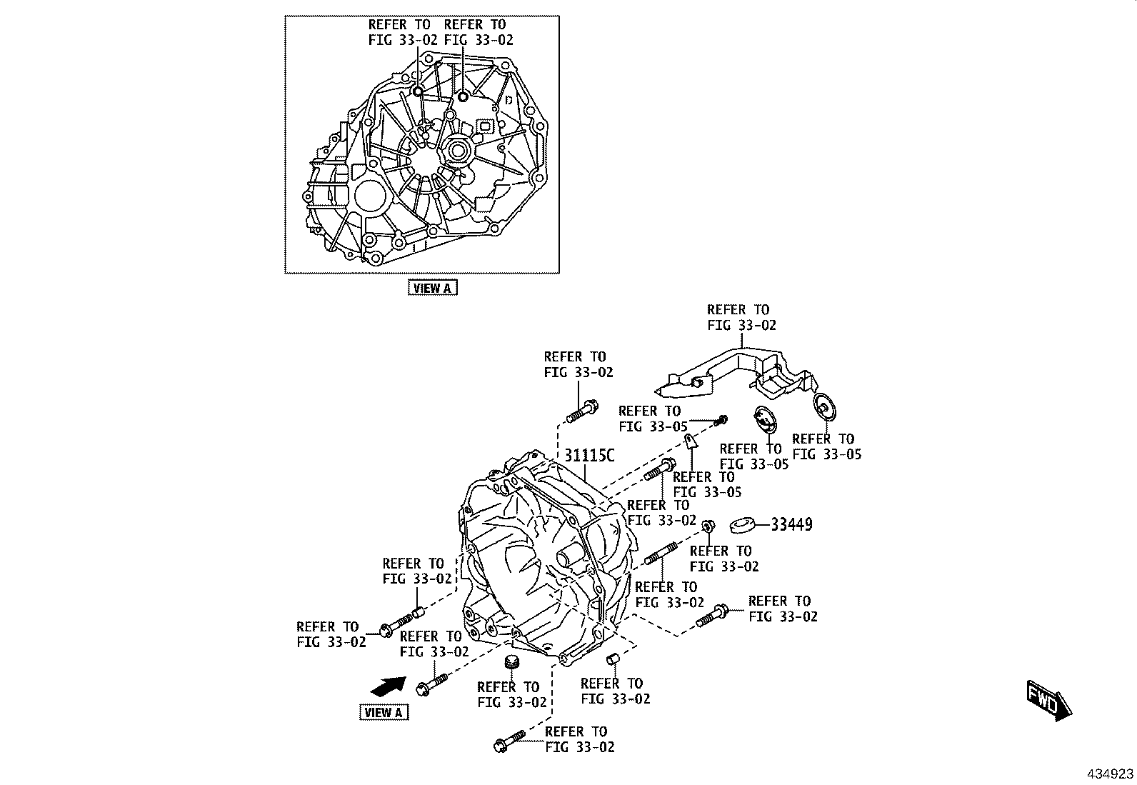 31115-WC014 CASE, FRONT TRANSAXLE(MTM) product image