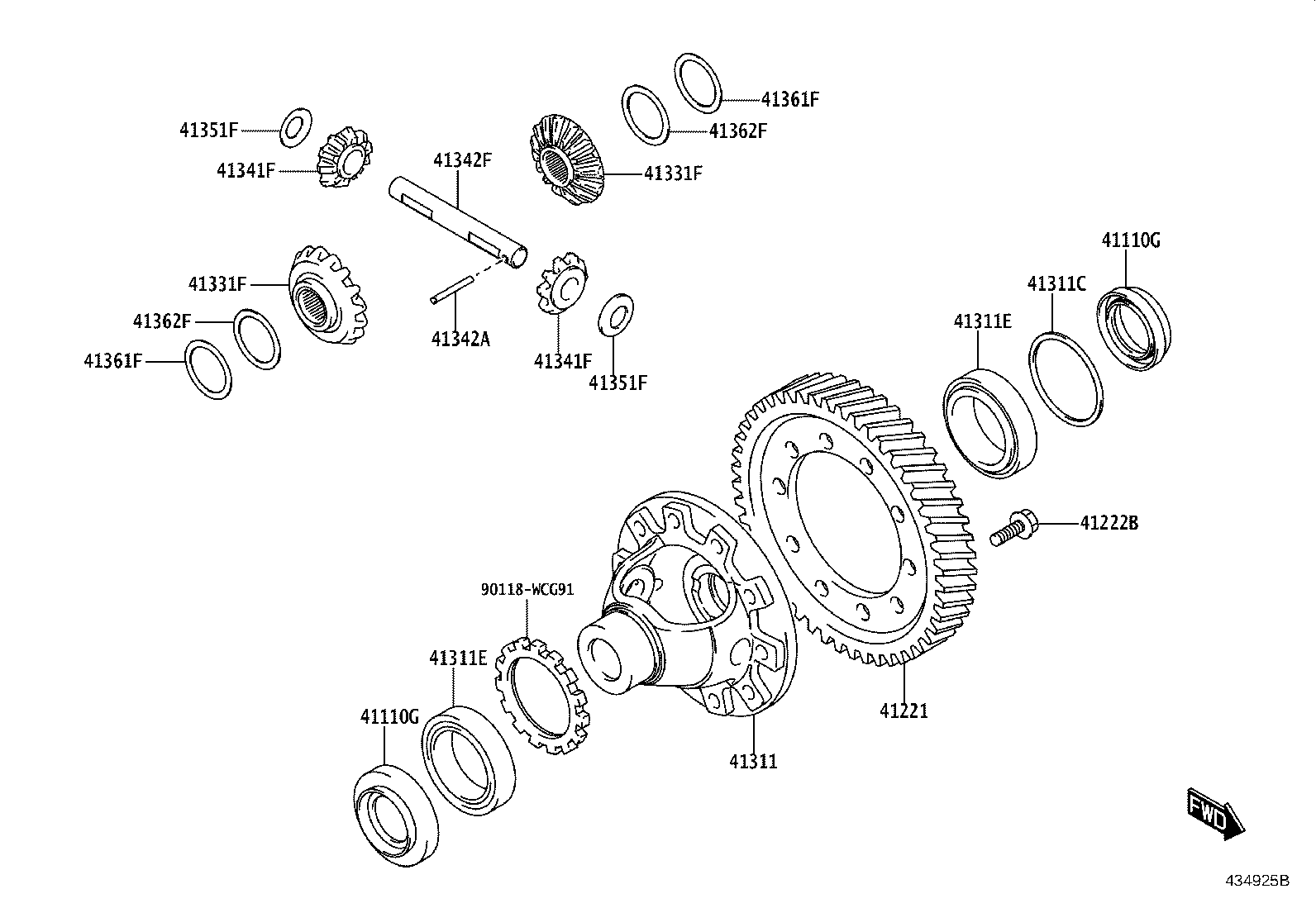 31115-WC014 CASE, FRONT TRANSAXLE(MTM) product image