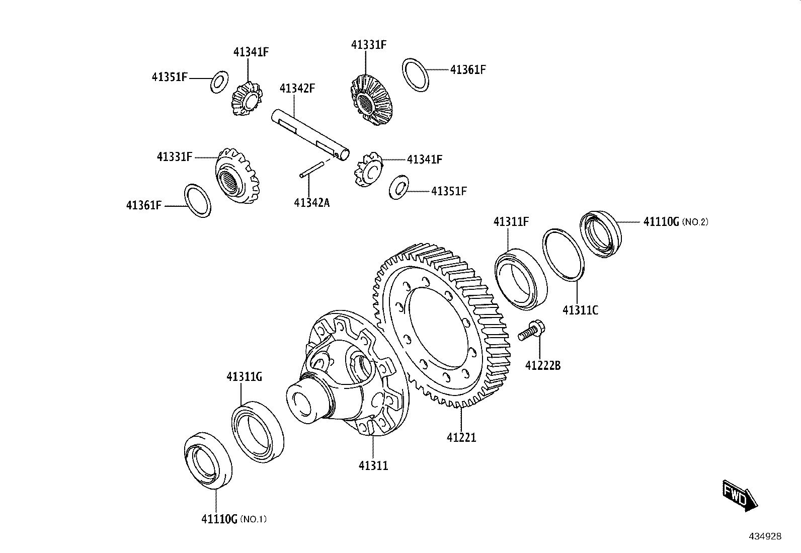 31115-WC009 CASE, FRONT TRANSAXLE(MTM) product image