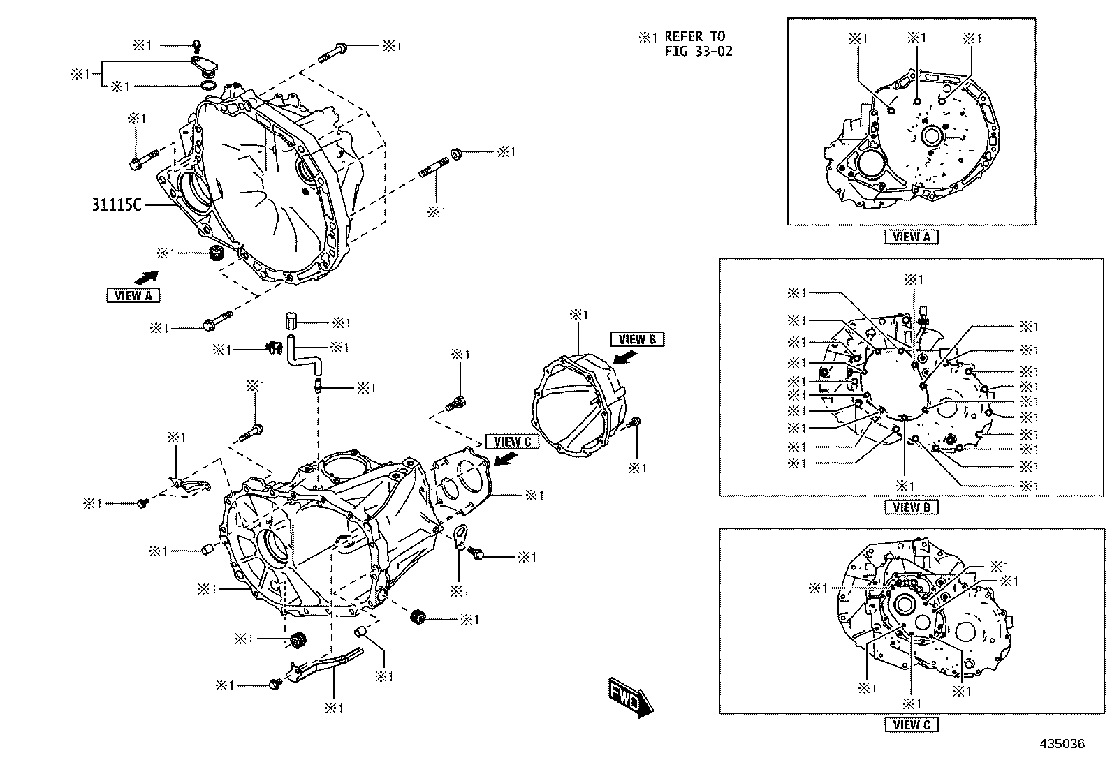 31115-WC002 HOUSING, TRANSAXLE product image