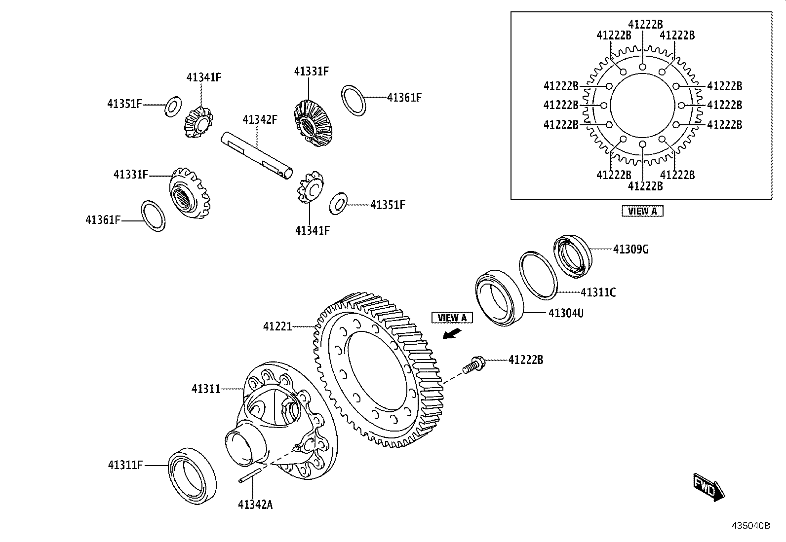 31115-WC002 HOUSING, TRANSAXLE product image