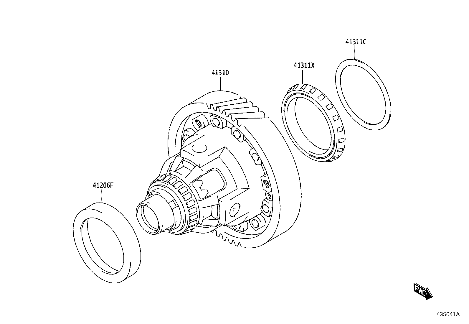 31115-WC002 HOUSING, TRANSAXLE product image