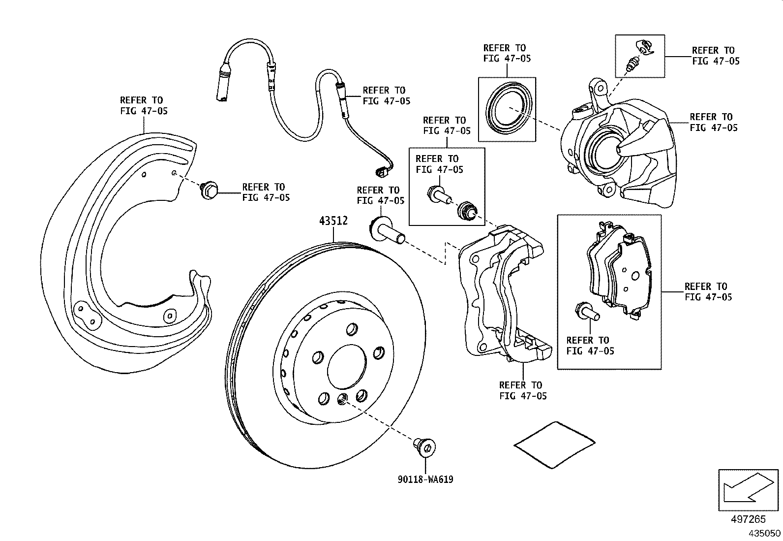 43516-WAA02 DISC, FRONT LH product image