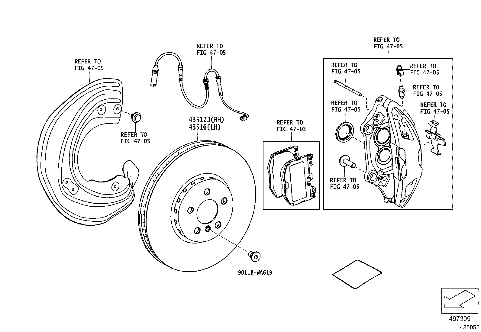 43516-WAA02 DISC, FRONT LH product image