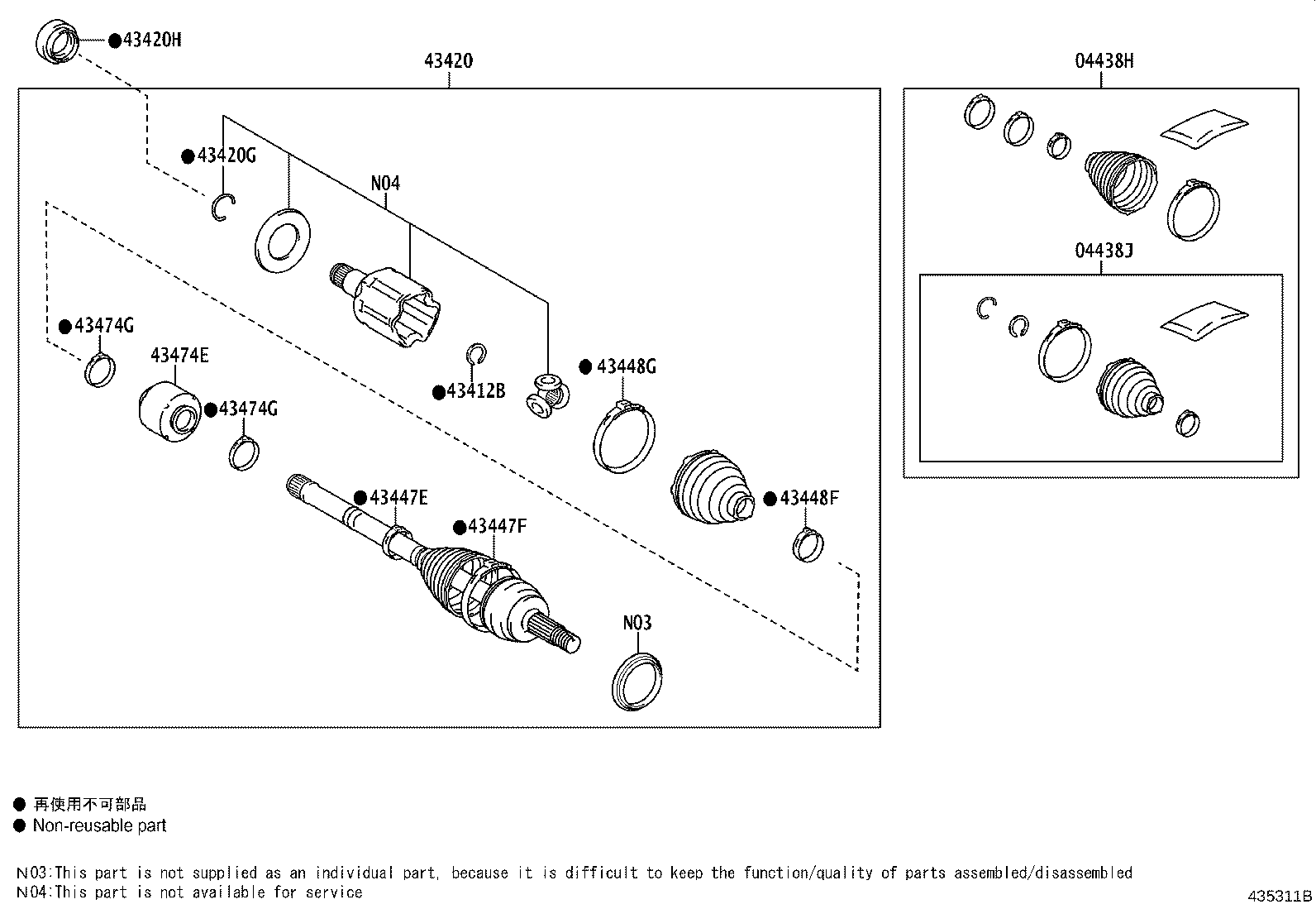 Thumbnail 4 for 43410-0E550