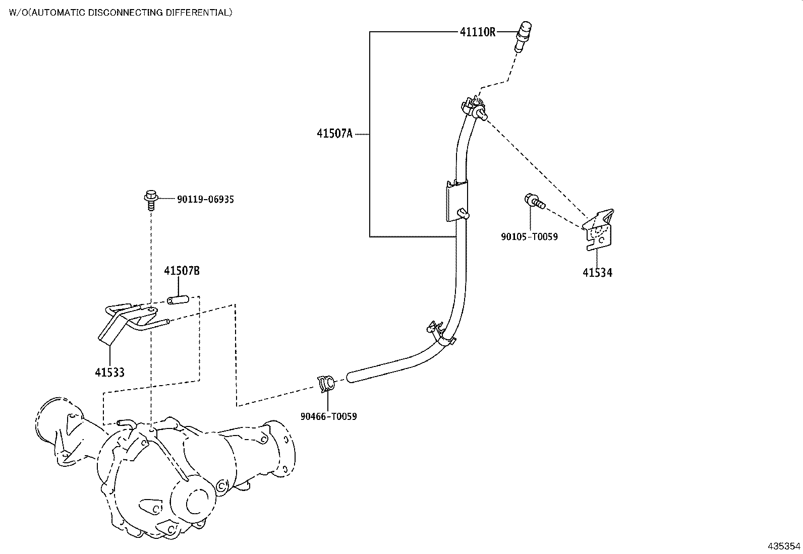 41110-0KA71 CARRIER ASSY, DIFFERENTIAL, FRONT product image