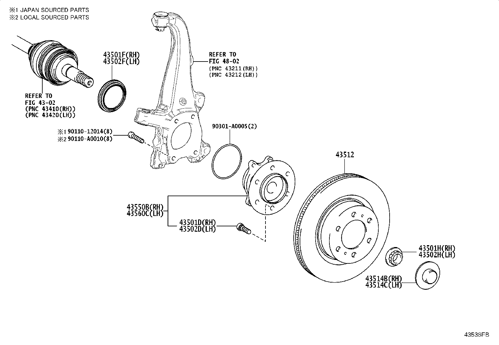 Thumbnail 2 for 43514-0C020