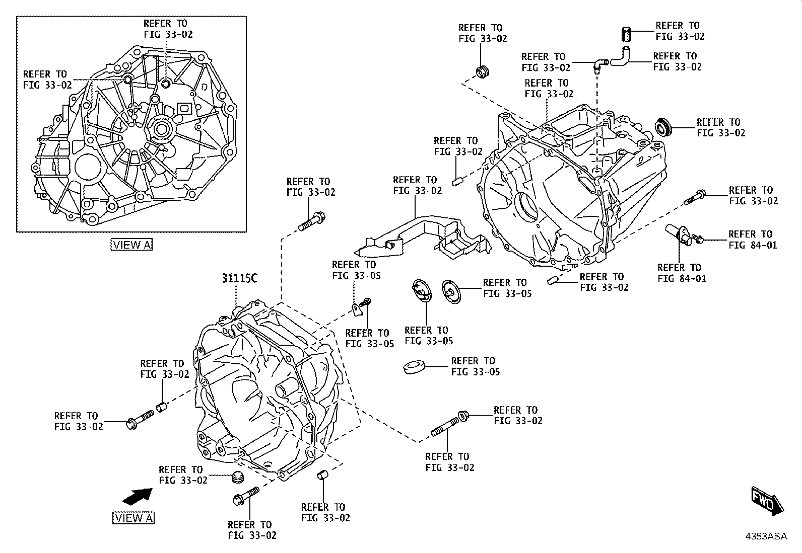 31115-WC012 CASE, FRONT TRANSAXLE(MTM) product image