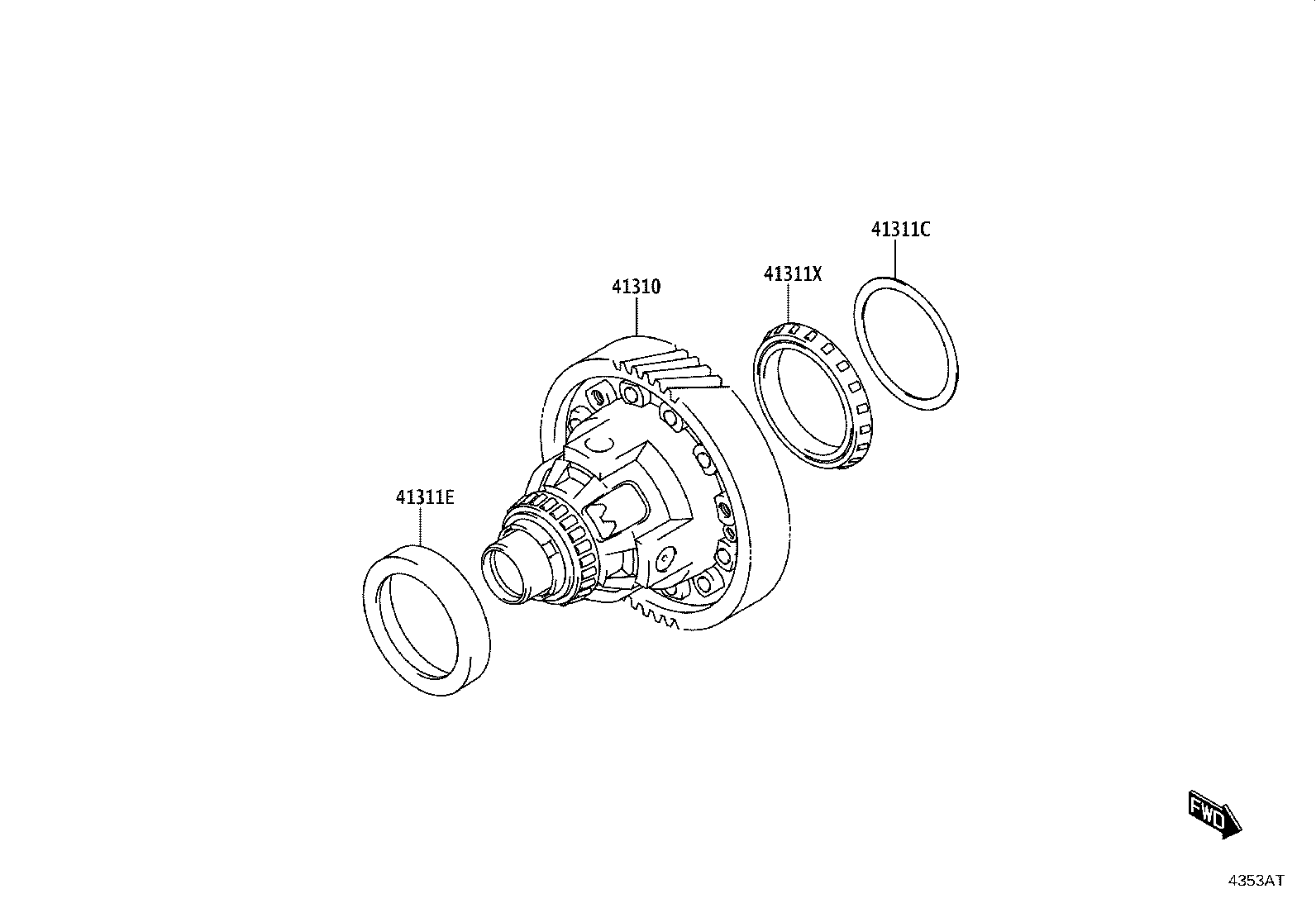 31115-WC012 CASE, FRONT TRANSAXLE(MTM) product image