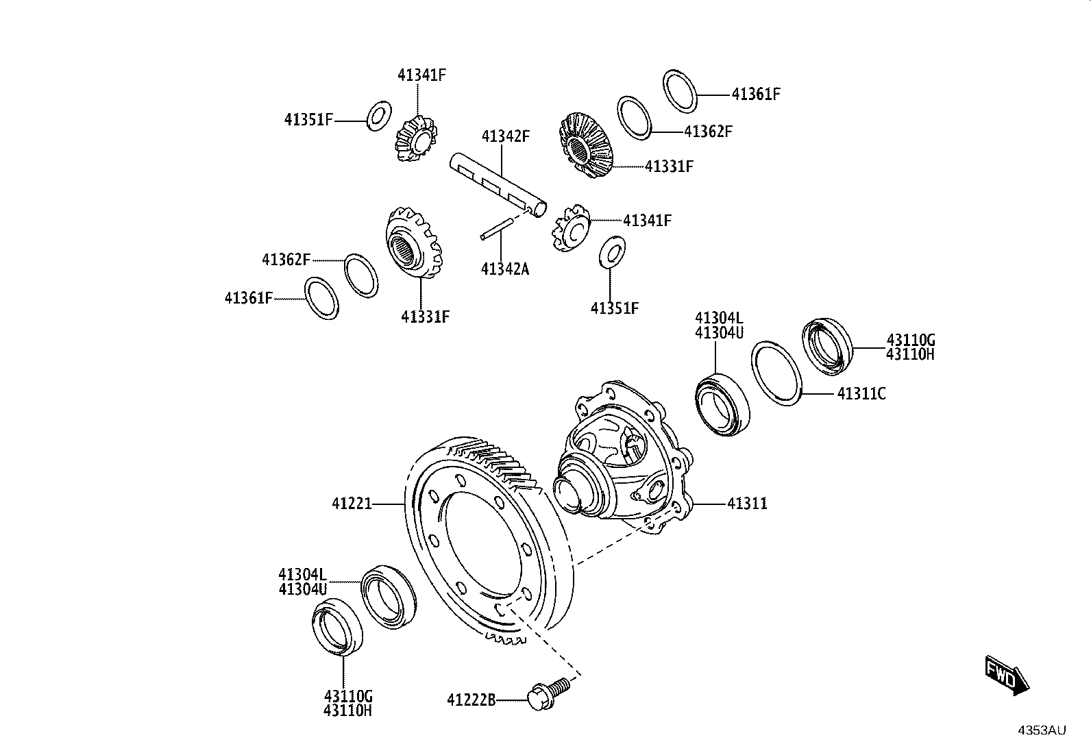 31115-WC012 CASE, FRONT TRANSAXLE(MTM) product image