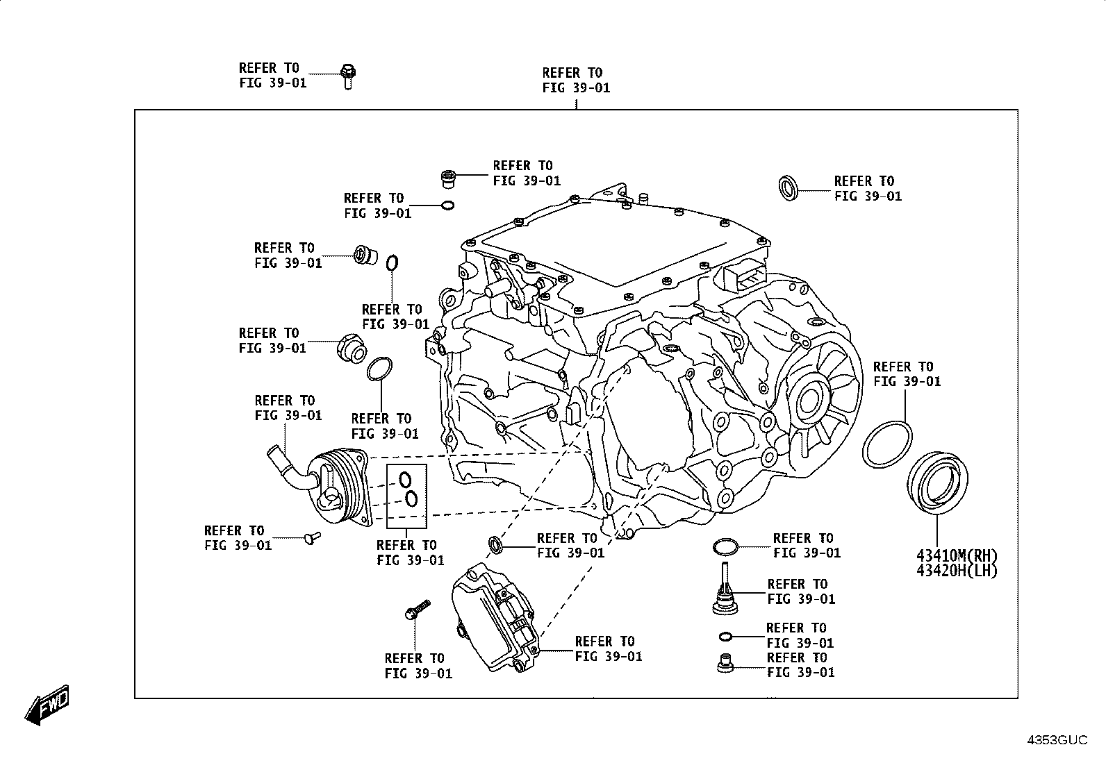 04438-WC001 BOOT KIT, FRONT DRIVE SHAFT INBOARD JOINT, LH product image