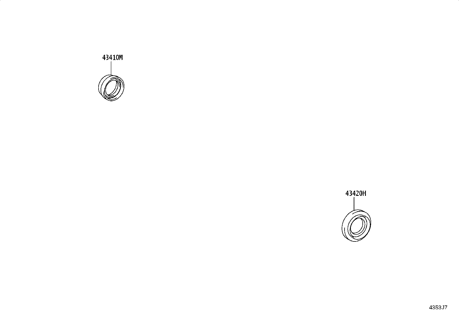04427-WC027 BOOT KIT, FRONT DRIVE SHAFT, IN & OUTBOARD, LH product image
