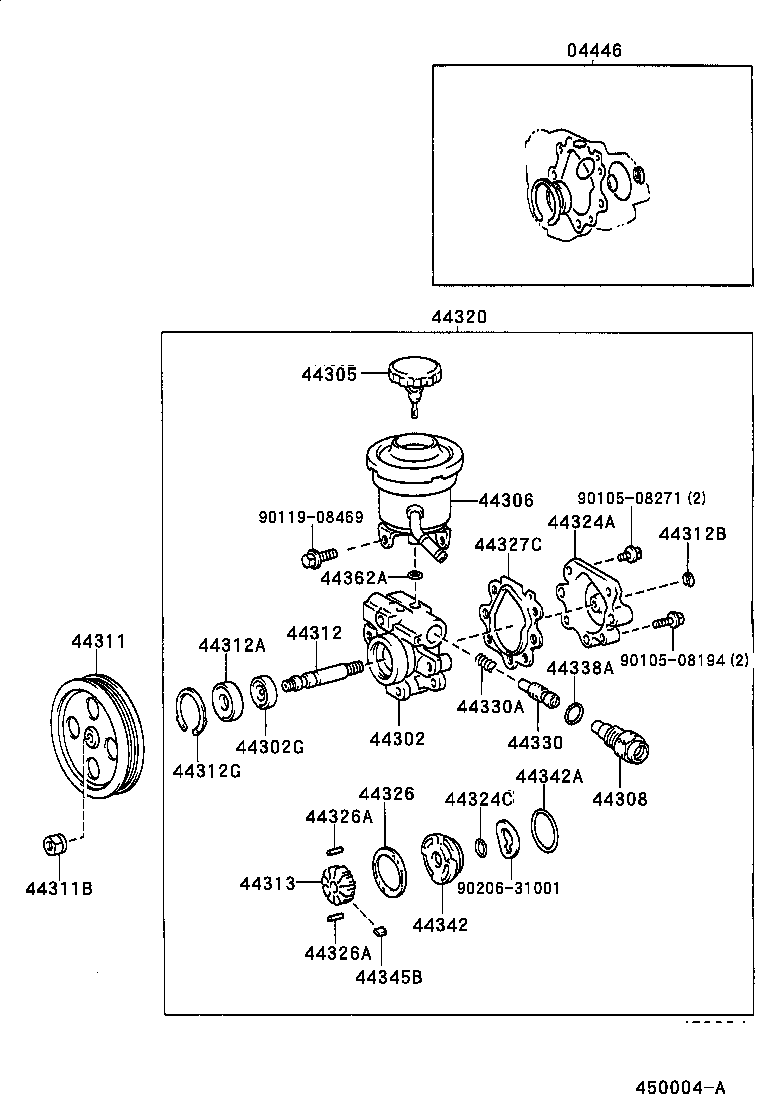 44320-60290 PUMP ASSY, VANE product image