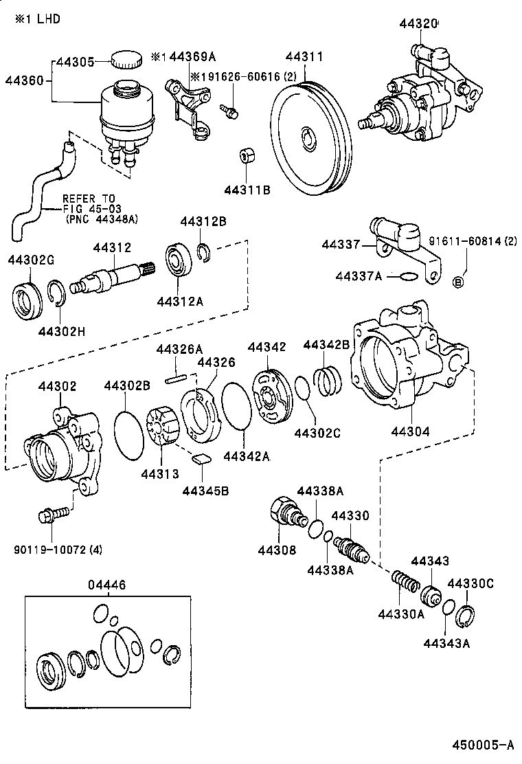 44320-60290 PUMP ASSY, VANE product image