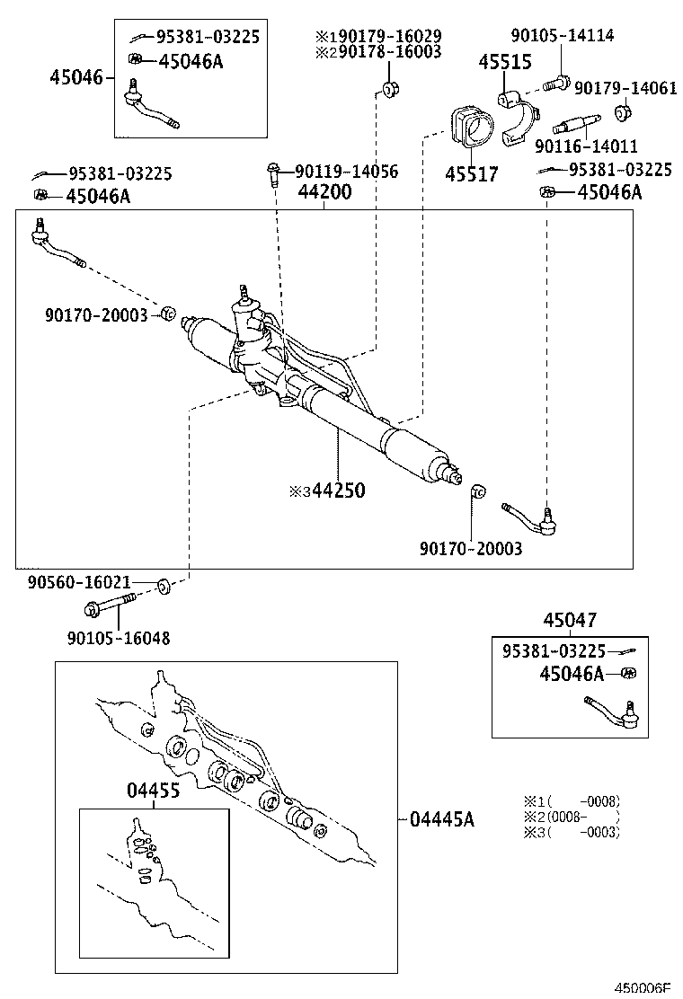 44210-60021 VALVE ASSY, POWER STEERING CONTROL product image
