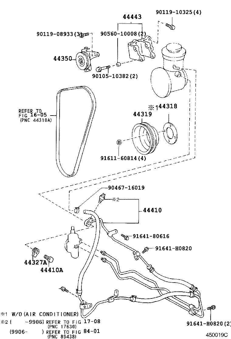 44348-60210 HOSE, OIL RESERVOIR TO PUMP, NO.1 product image