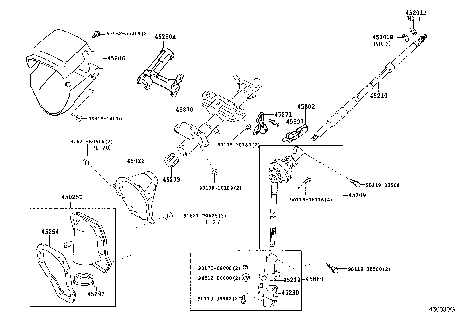 45290-60011 YOKE SUB-ASSY, STEERING SLIDING product image