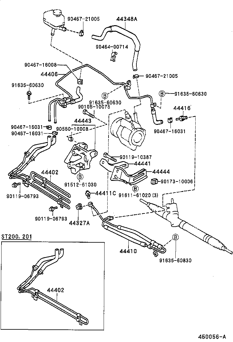 44402-20470 COOLER SUB-ASSY, POWER STEERING OIL, NO.1 product image