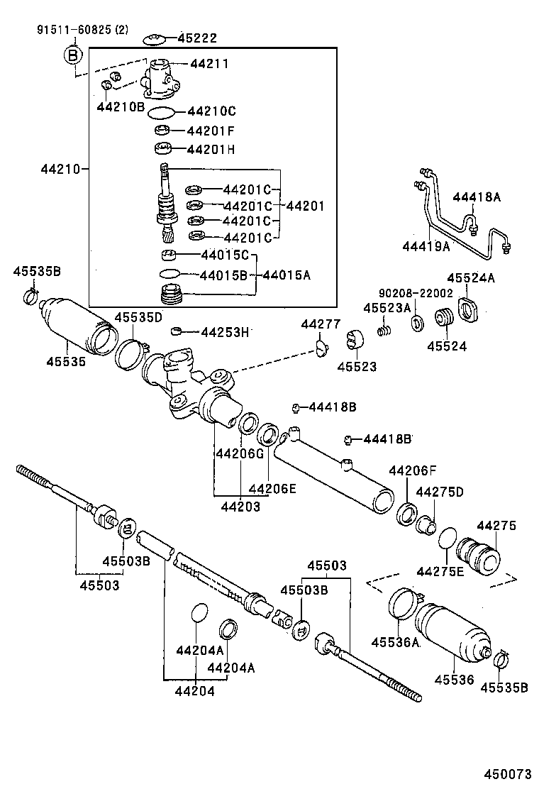44210-20481 VALVE ASSY, POWER STEERING CONTROL product image