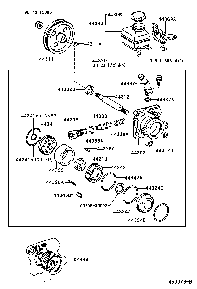 44320-20600 PUMP ASSY, VANE product image
