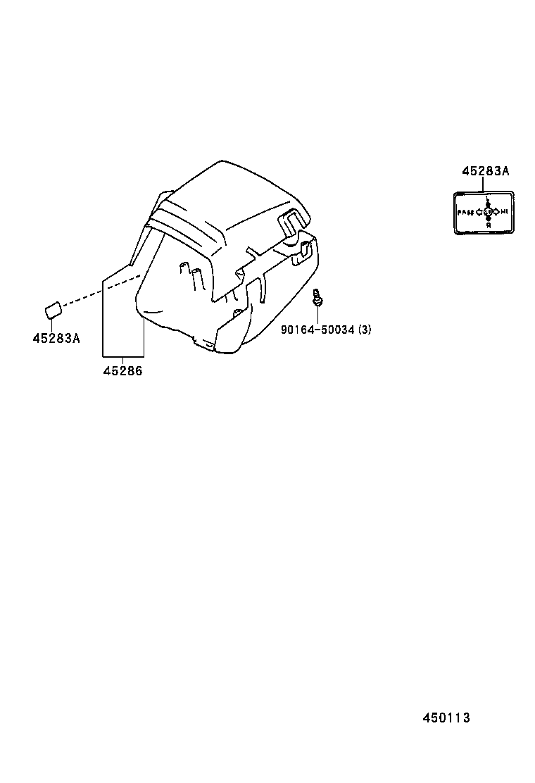 45209-24010 YOKE SUB-ASSY, STEERING SLIDING product image