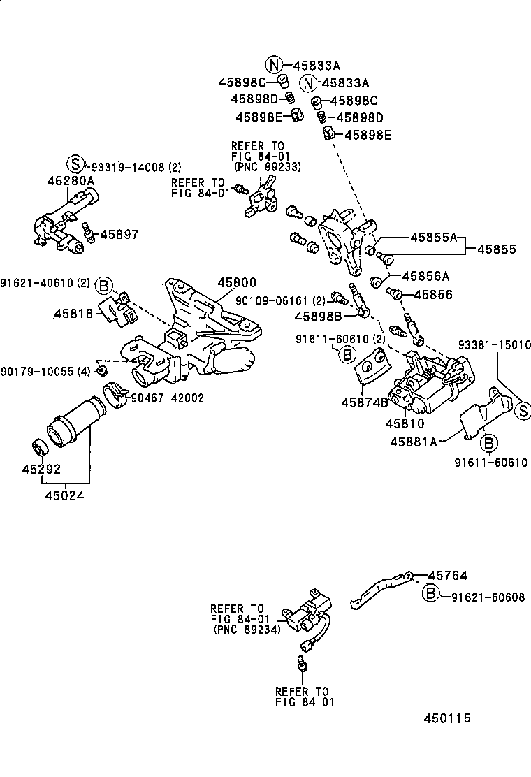 45209-24010 YOKE SUB-ASSY, STEERING SLIDING product image