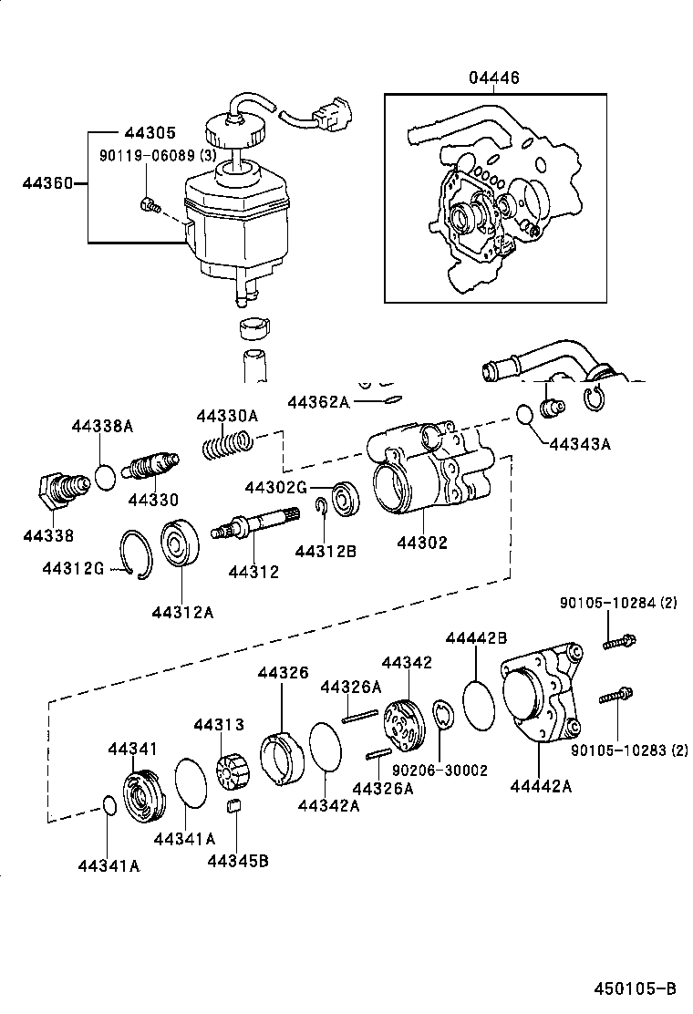 44330-24100 VALVE ASSY, FLOW CONTROL product image