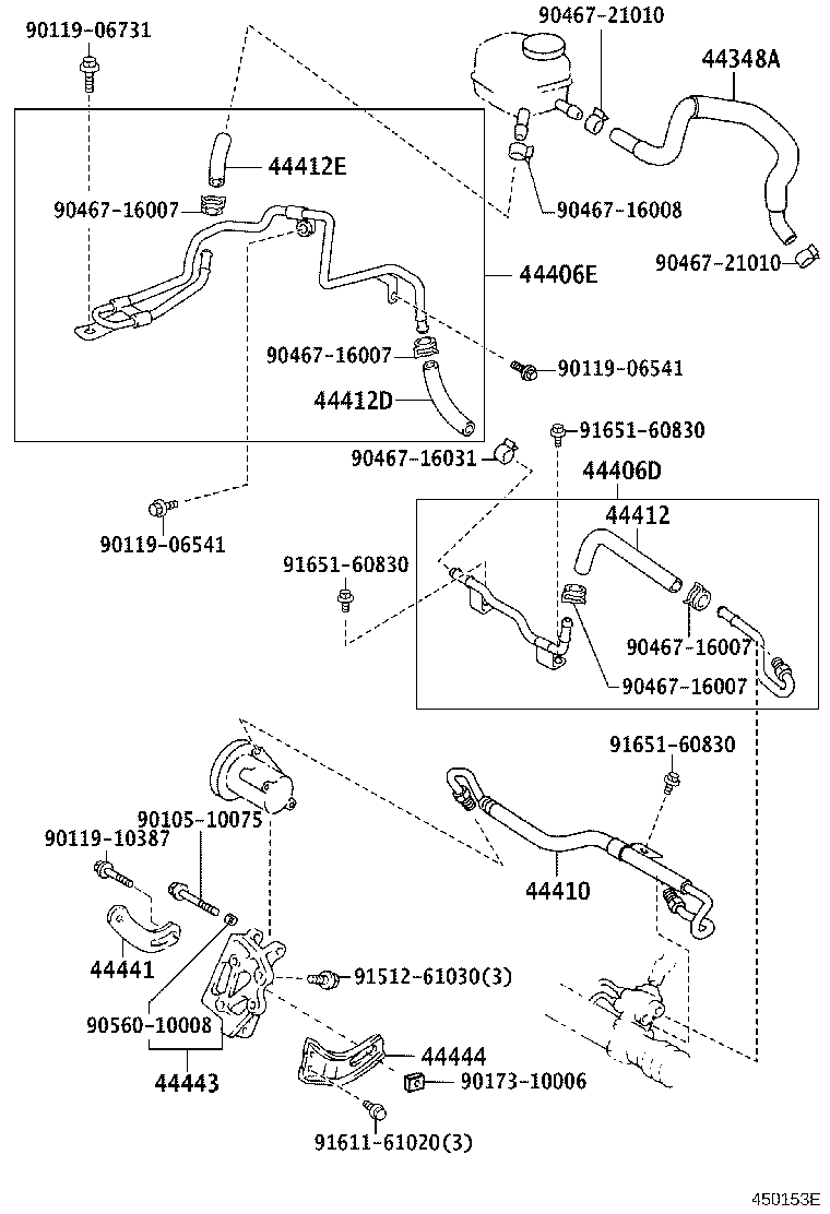 44350-20060 PULLEY ASSY, POWER STEERING IDLE product image