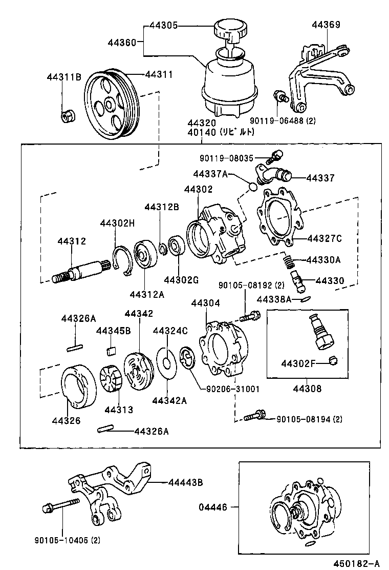 44320-22550 PUMP ASSY, VANE product image