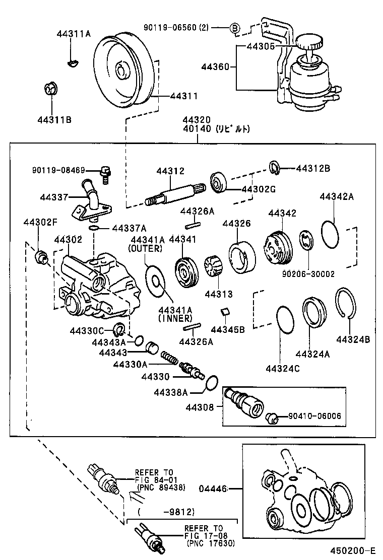 40140-28150 PUMP ASSY,VANE REBUILT product image
