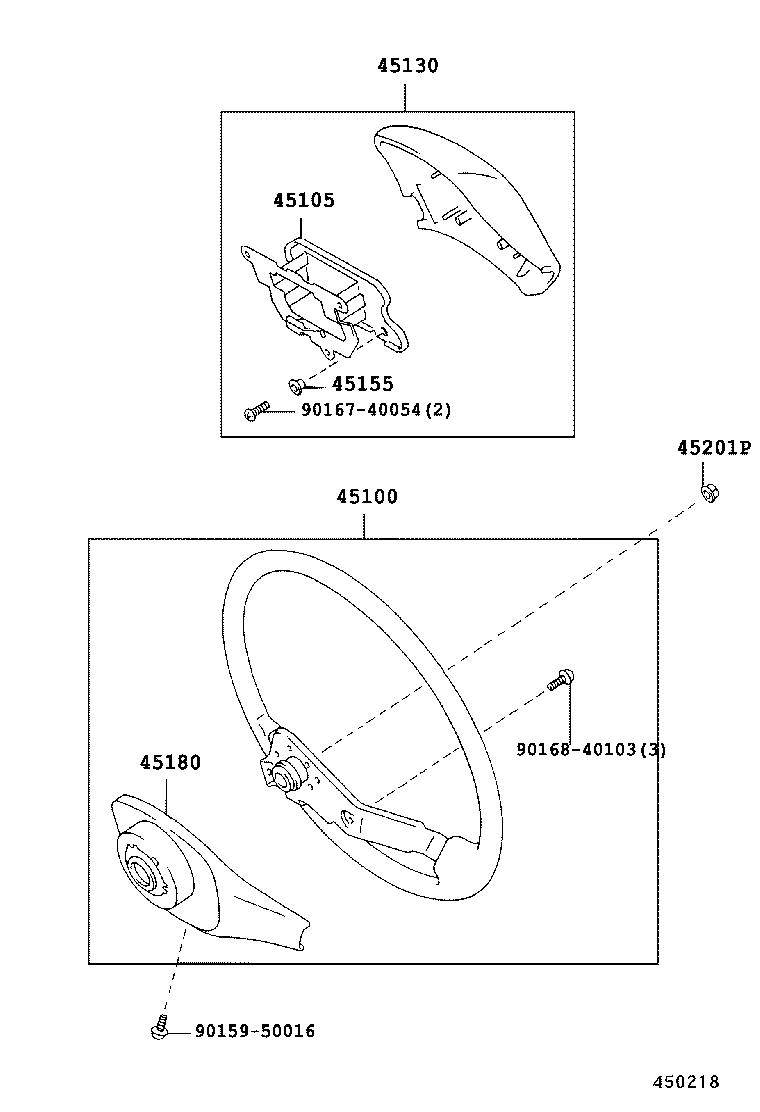 45130-28360-B0 BUTTON ASSY, HORN product image