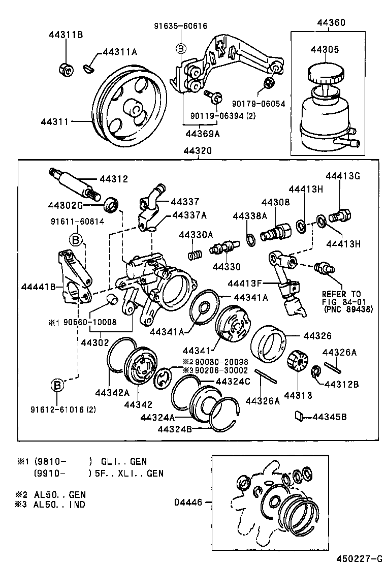 44302-12100 HOUSING SUB-ASSY, VANE PUMP, FRONT product image