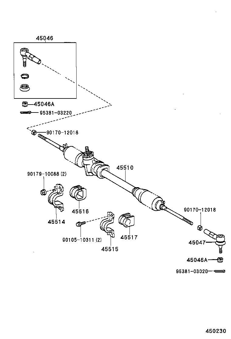 44210-16121 VALVE ASSY, POWER STEERING CONTROL product image