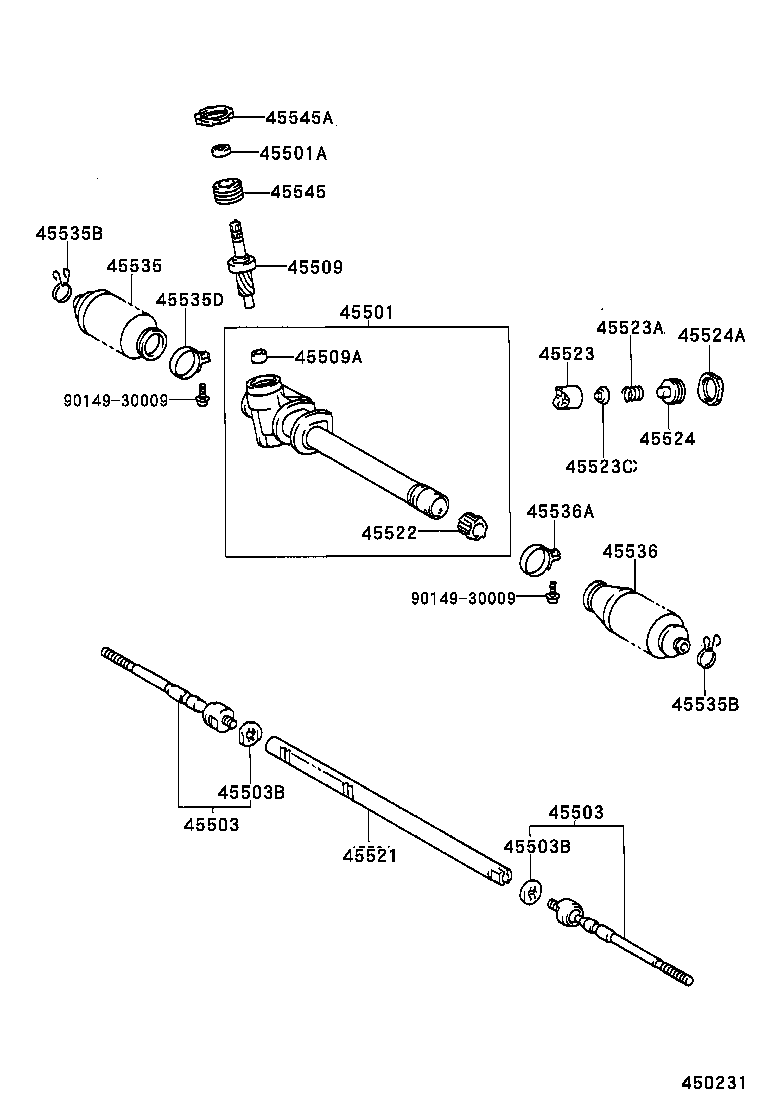 44210-16121 VALVE ASSY, POWER STEERING CONTROL product image