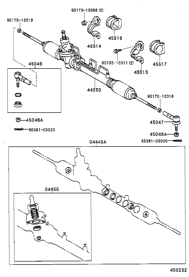 44210-16121 VALVE ASSY, POWER STEERING CONTROL product image