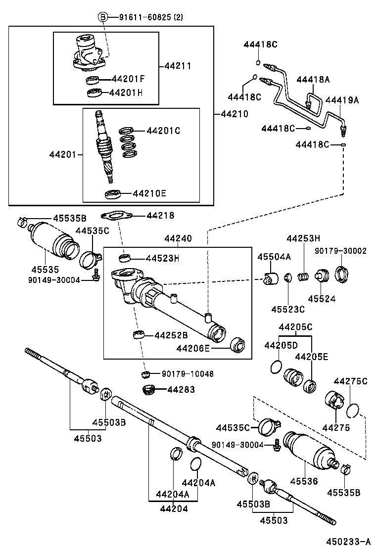 44210-16121 VALVE ASSY, POWER STEERING CONTROL product image