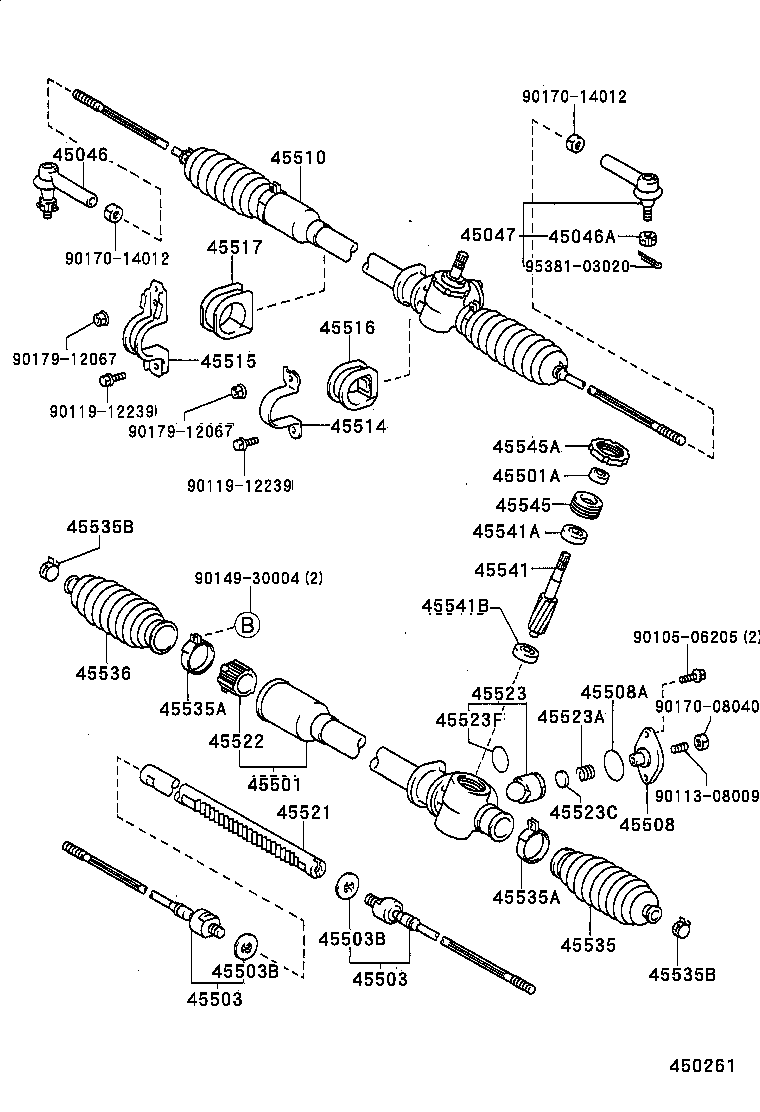 44201-02011 VALVE SUB-ASSY, POWER STEERING CONTROL product image