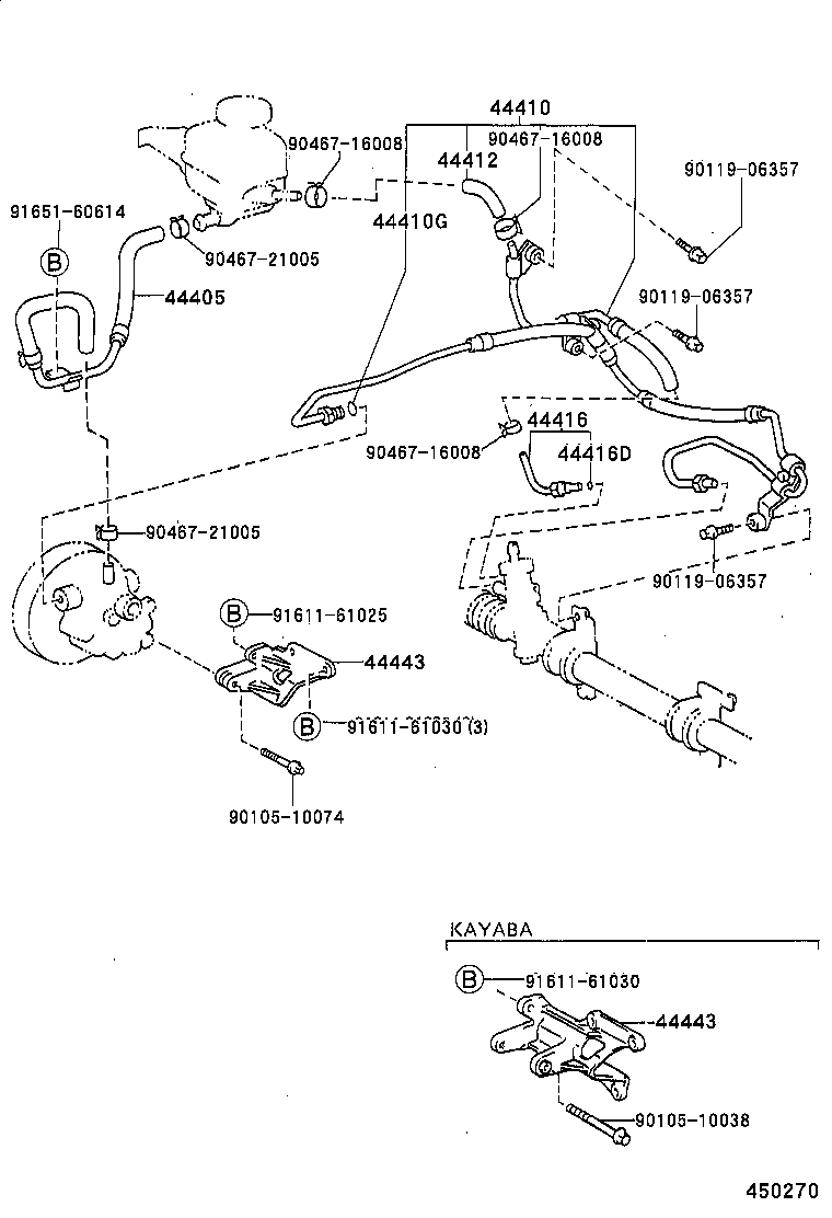 44410-12370 TUBE ASSY, PRESSURE FEED product image