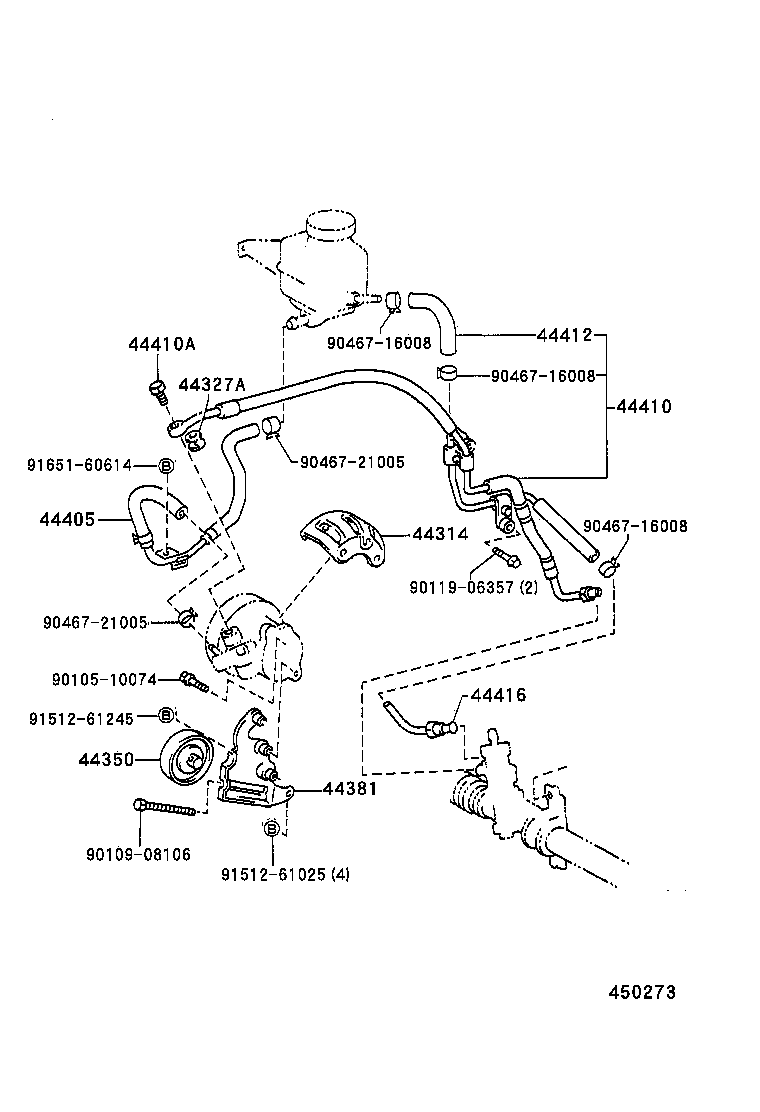 44040-12173 TUBE ASSY, PRESSURE FEED product image