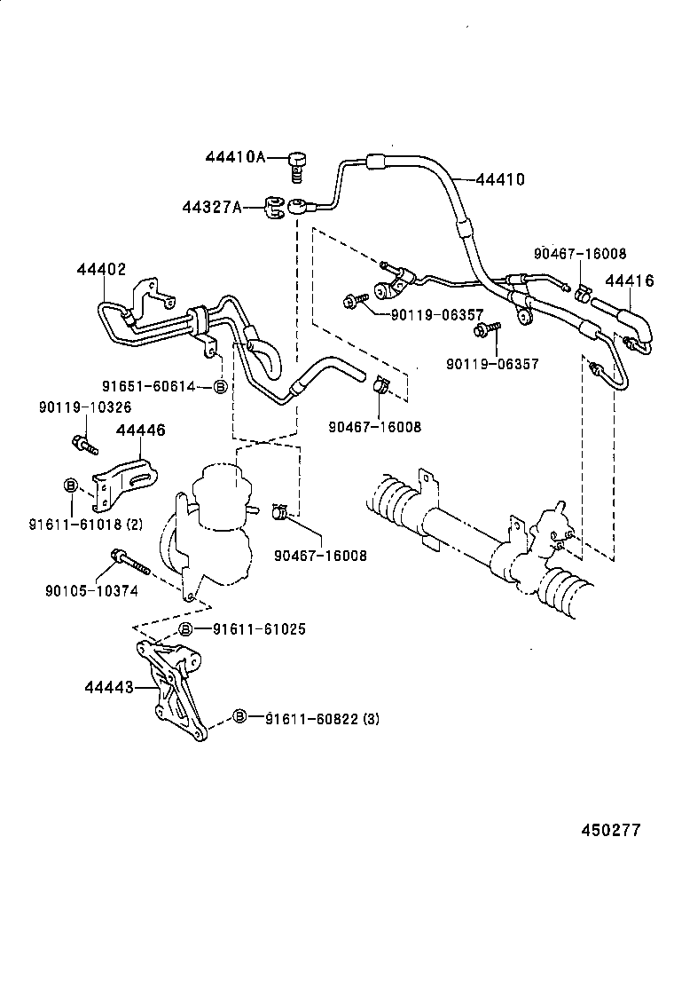 44040-12173 TUBE ASSY, PRESSURE FEED product image