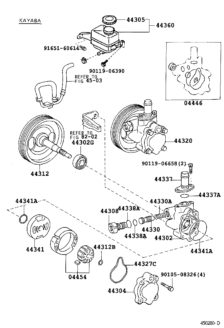 40140-12221 PUMP ASSY,VANE REBUILT product image